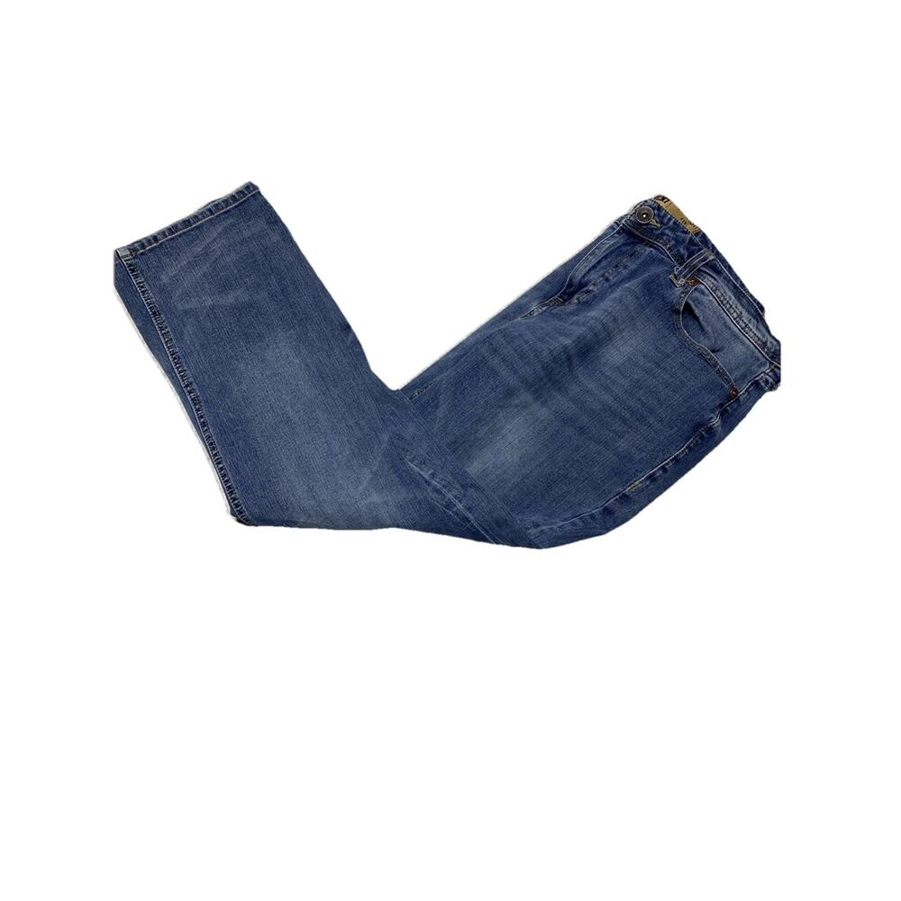 Seven7 Jeans Mens Tag 38x30 Actual 38x28 Blue Straight Stretch Western Ranch